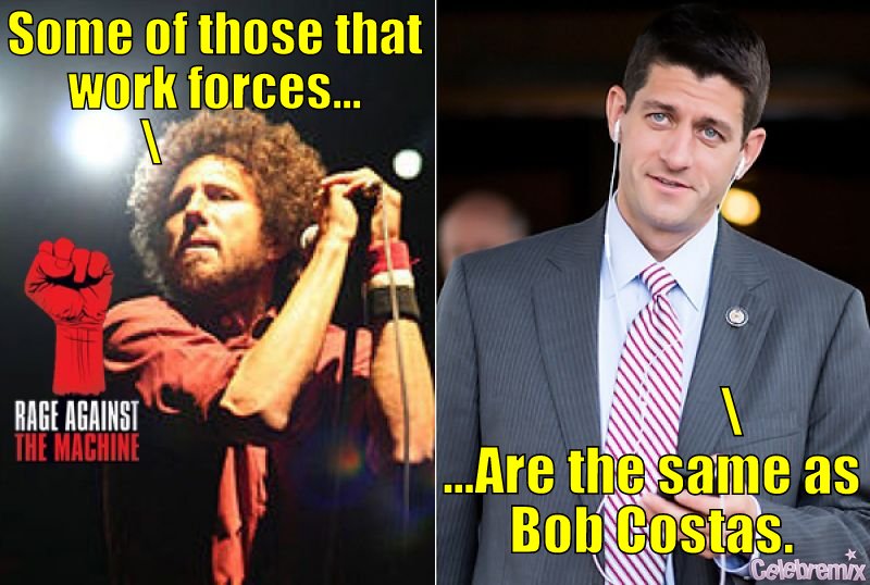How Paul Ryan Listens to Rage Against The Machine