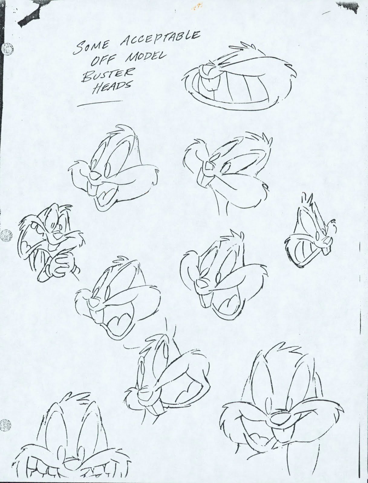 Buster from "Tiny Toon Adventures", 1990-1992