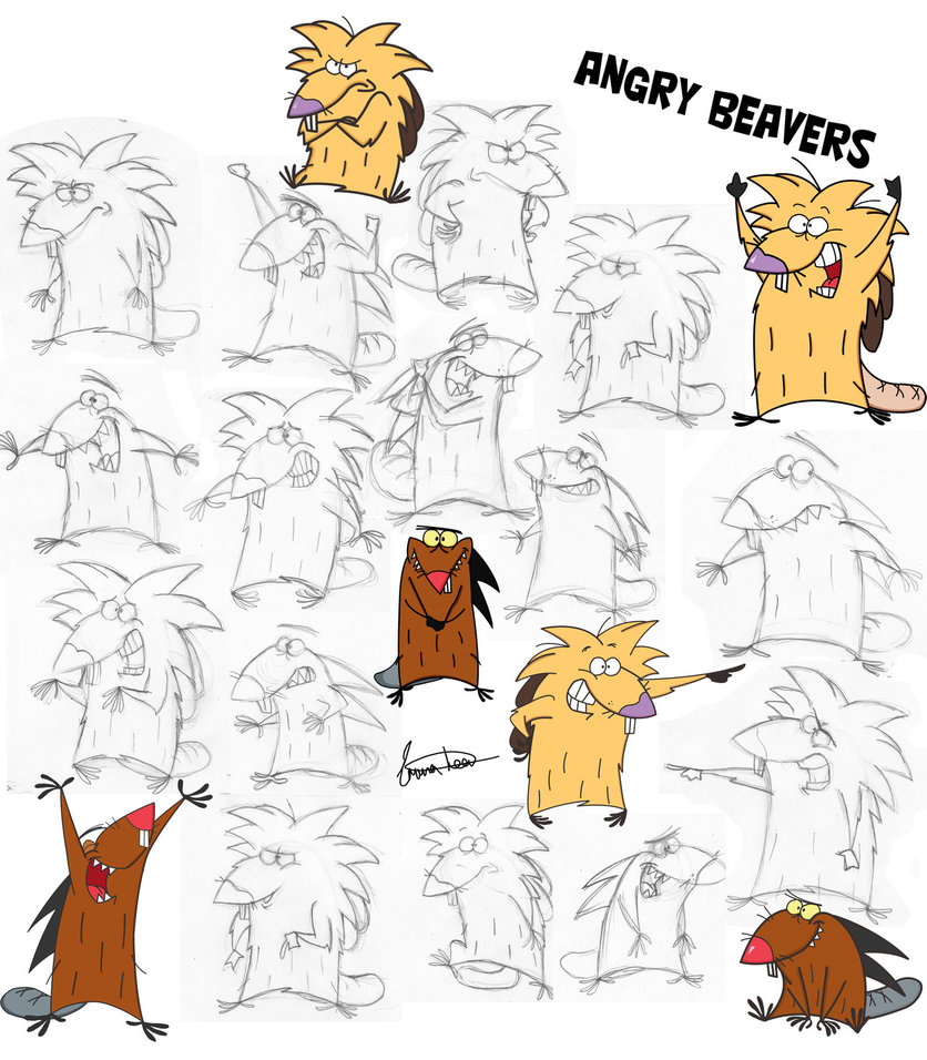 angry beavers character sheet - Angry Beavers i