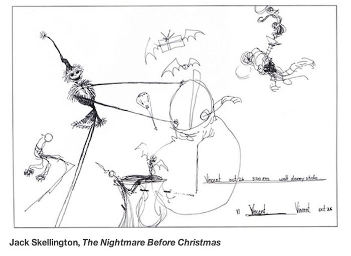 Vincent od26 300m wat derey shots Kart Vincent atas Jack Skellington, The Nightmare Before Christmas