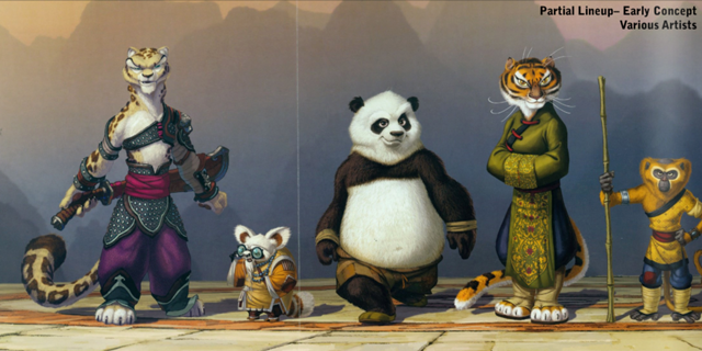 kung fu panda concept art - Partial LineupEarly Concept Various Artists