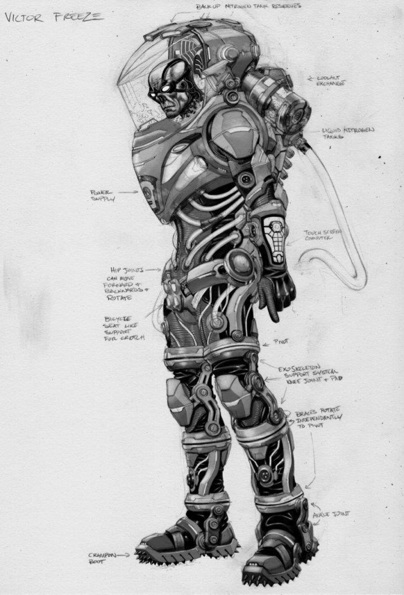 character concept art arkham knight
