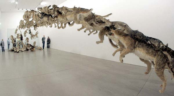 "Head On" by Cai Guo-Qiang