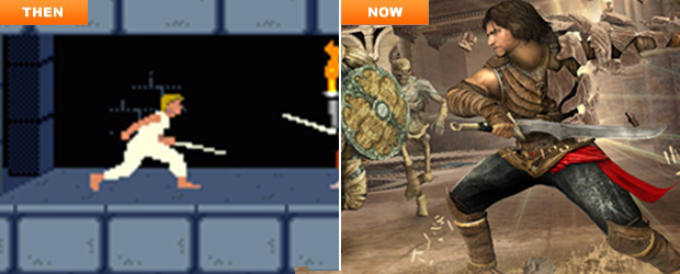 Dastan from the <i>Prince of Persia</i> series, 1989 and 2010