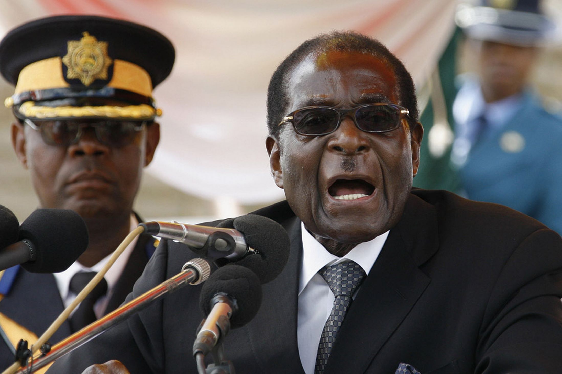 "Don't drink at all, don't smoke, you must exercise and eat vegetables and fruit." <i>â€“Robert Mugabe (1924-, Prime Minister of Zimbabwe, accused of many crimes against humanity)</i>