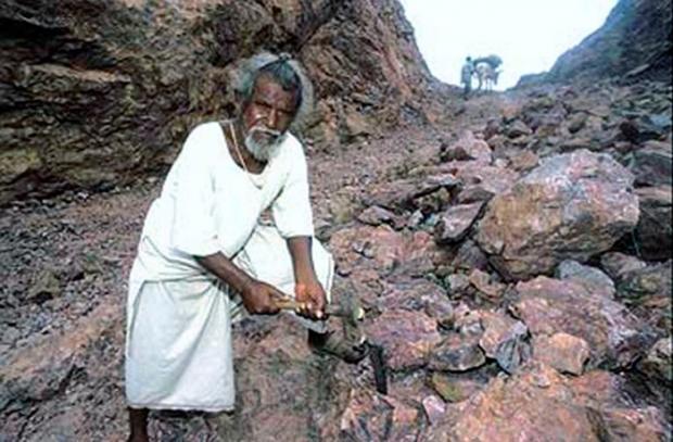 Manjhi was first driven to create a faster path through the mountains to the nearest hospital when his wife was injured, and--because they couldn't get her to a hospital fast enough--she passed away. Manjhi didn't want anyone else in his village to go through what he and his wife went through.