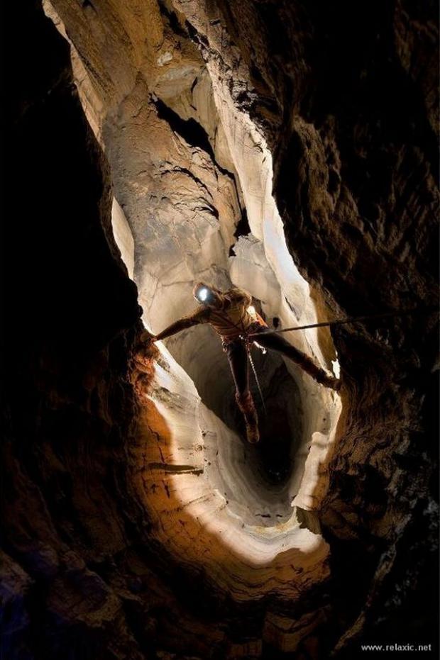 Located in the country of Georgia, this is the only cave on earth deeper than 2,000 meters, and it takes 27 days to reach the bottom.