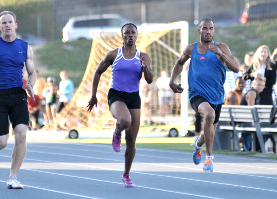 If the finish-time continues to shrink between men's and women's 100-meter run, women will beat men by the year 2156.