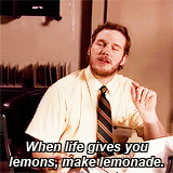 andy dwyer when life gives you lemons - When life gives you lemons, makelemonade.