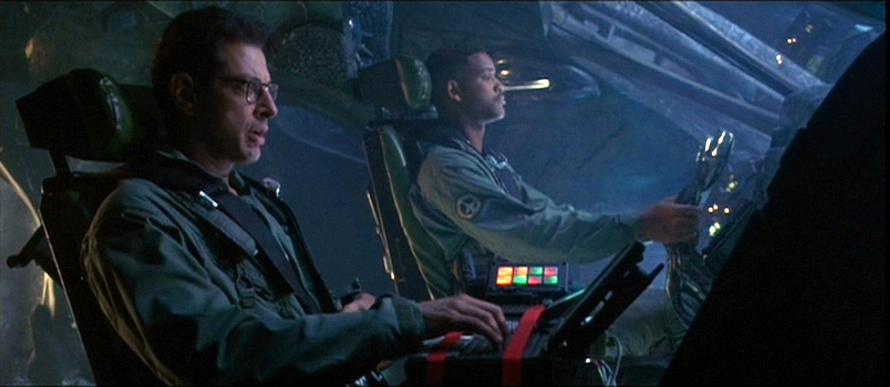 Independence Day cut out a scene explaining that all modern human technology was reverse engineered from the crashed alien ship in Area 51. This explains why Jeff Goldblum's character could hack into an alien ship with a Macbook.