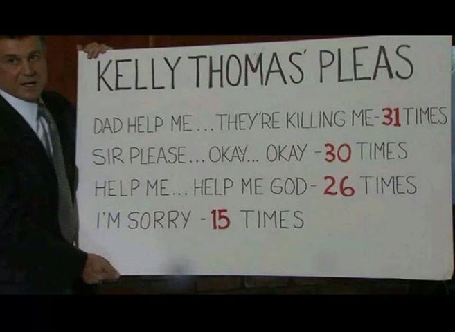 Kelly Thomas was beaten to death by police officers.