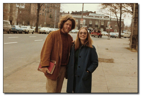 Young Bill and Hillary Clinton