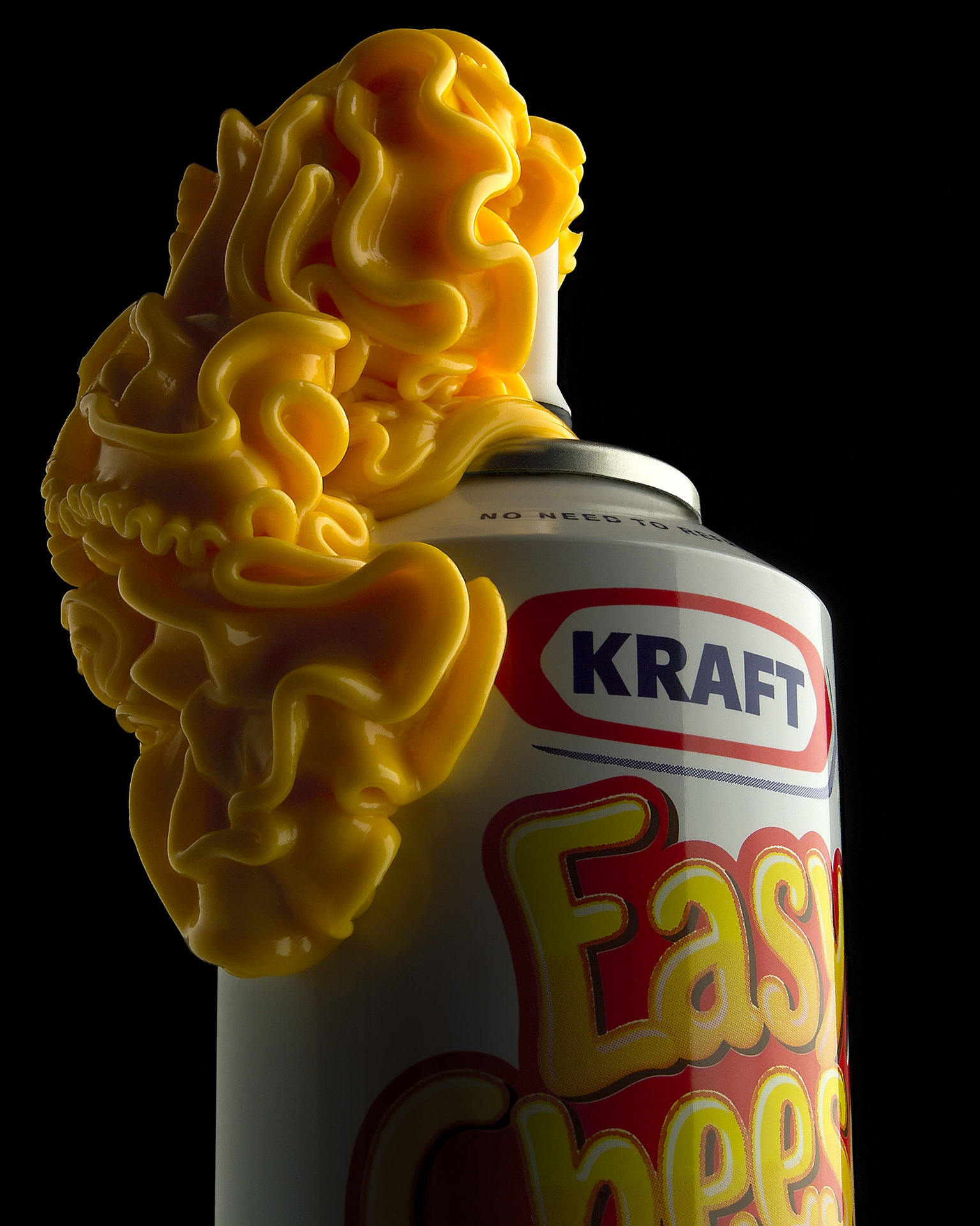 Cheese in an aerosol can? Madness.