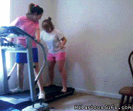 treadmill fail gif - Hilarious Gifs.com