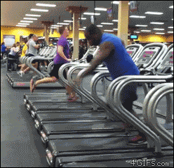 treadmill dance gif - 4GIFS.Com