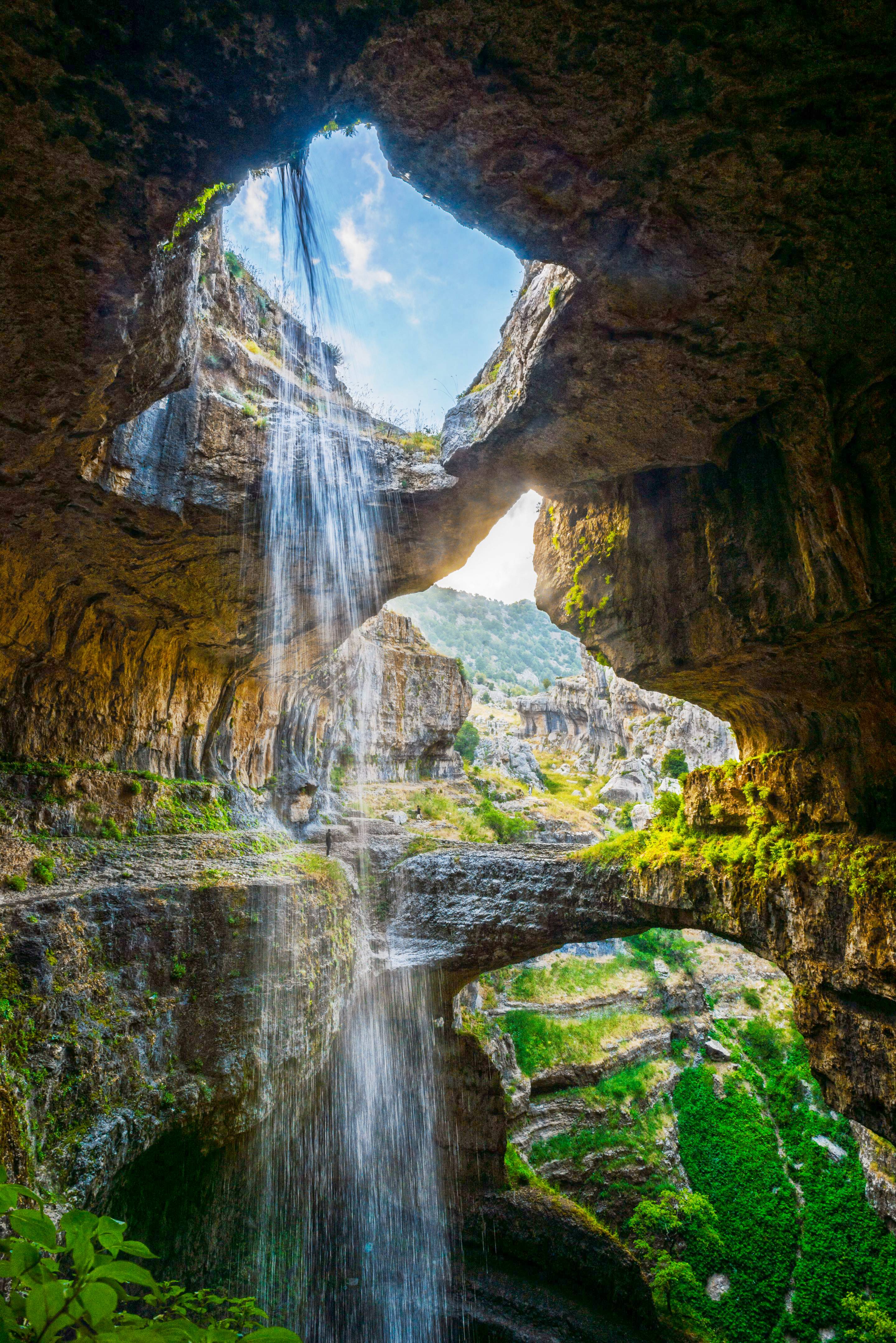 Baatara Gorge Waterfall, Lebanon