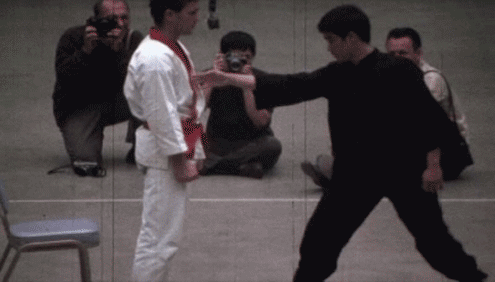 one inch punch bruce lee gif