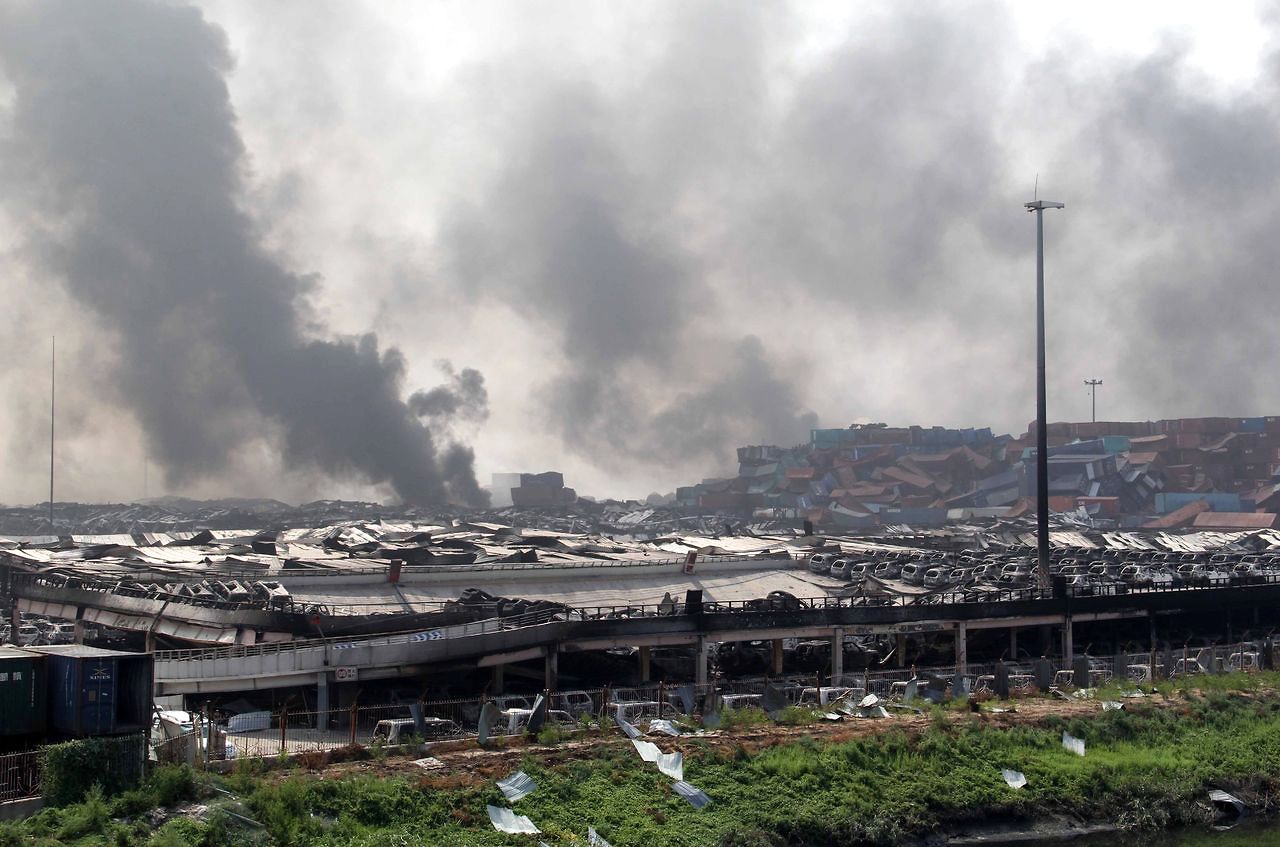 47 Photos of the Aftermath of the Tianjin Explosion
