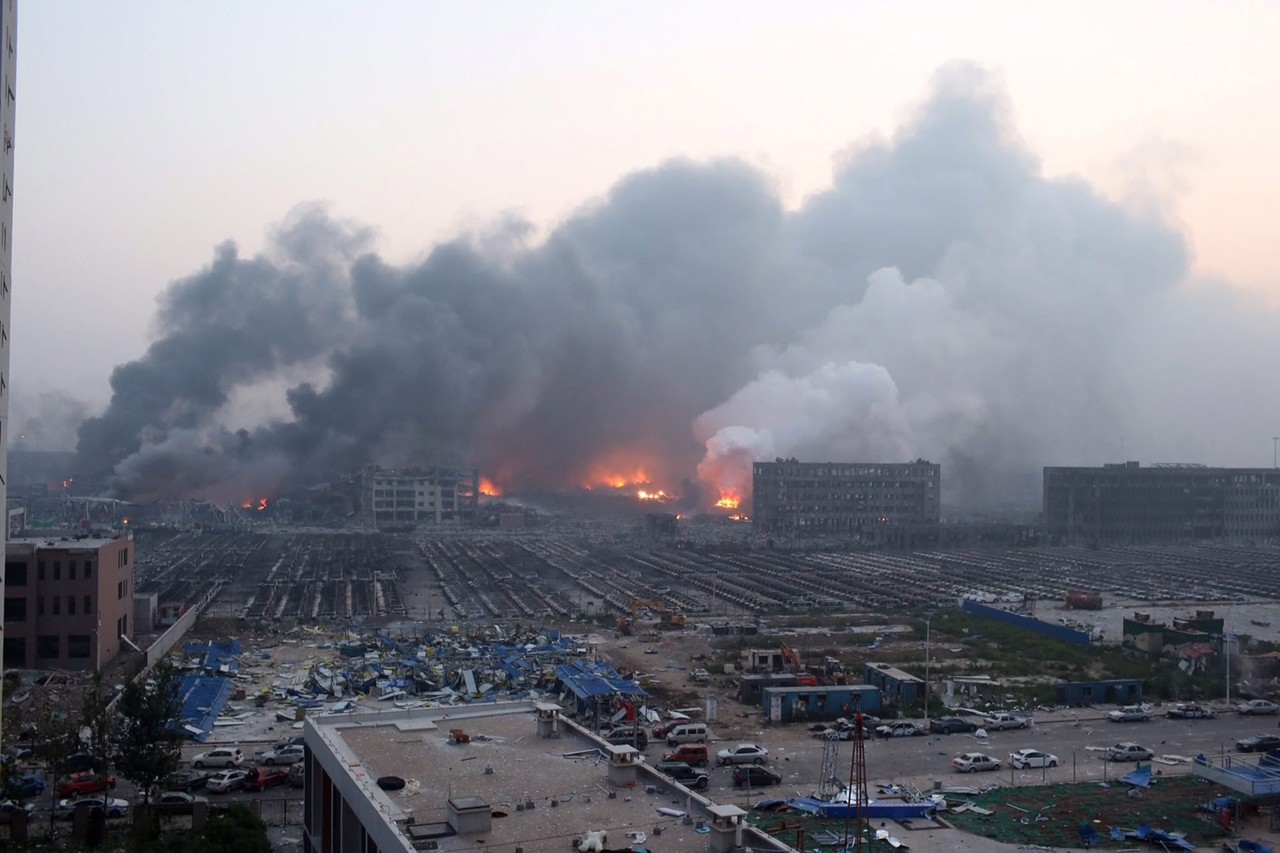 china petrol station explosion