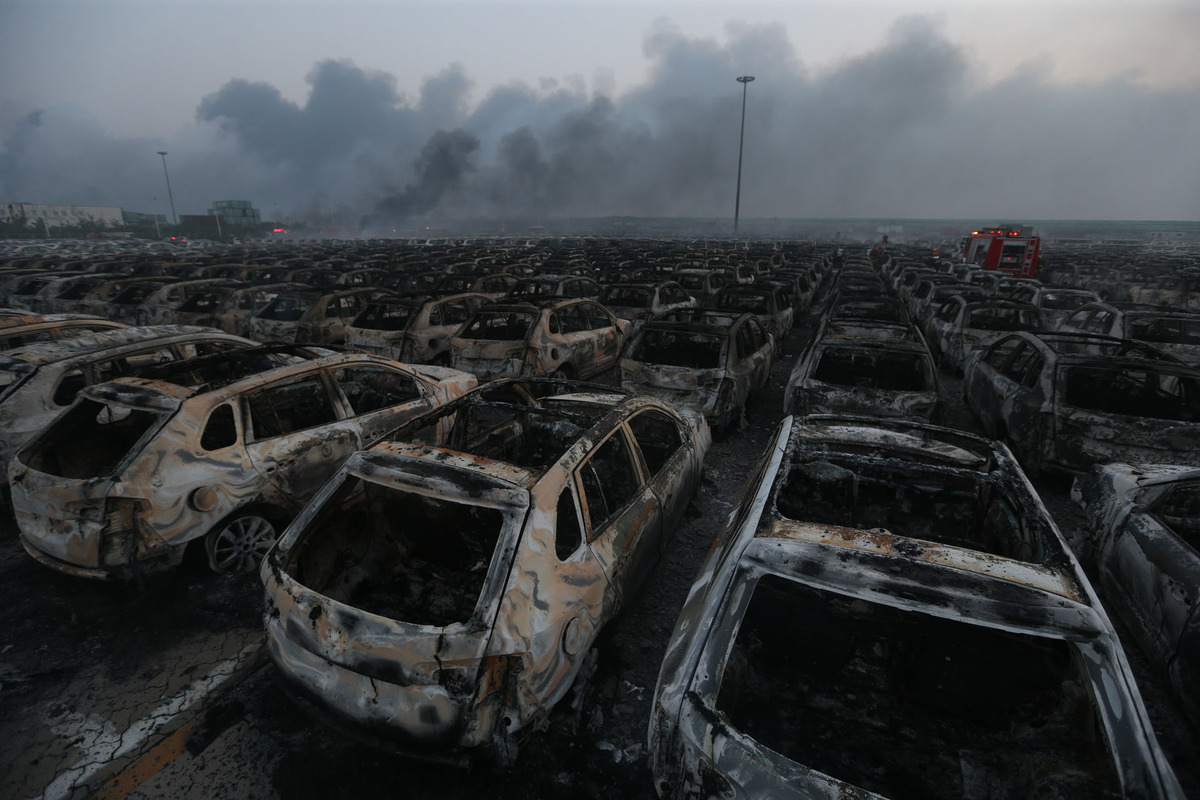 aftermath tianjin explosion