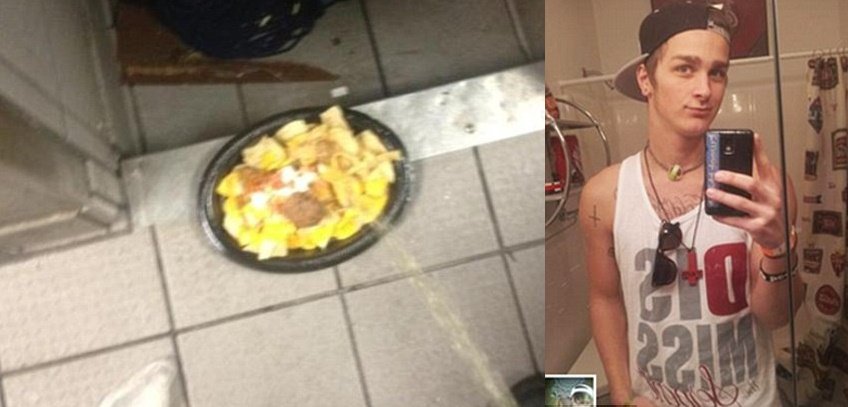Cameron Jankowski's joke backfired at him very fast. In 2012 he posted a picture on Twitter that allegedly showed him urinating on food. Taco Bell didn't find it funny and let him go.