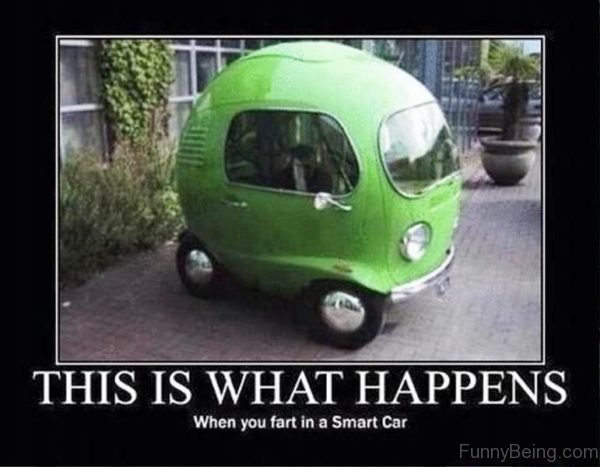 meme mini cooper - This Is What Happens When you fart in a Smart Car FunnyBeing.com