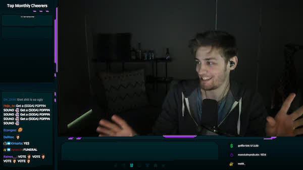 6) sodapoppin:

Average Weekly Followers: 1,883K-
Average Weekly Viewers: 35,378-
Estimated Weekly Income: $4,700-$5,600