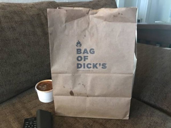 dicks burgers bag - Bag Of Dick'S