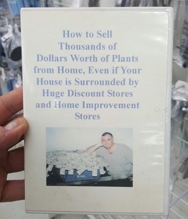 picture frame - How to Sell Thousands of Dollars Worth of Plants from Home, Even if Your House is Surrounded by Huge Discount Stores and Home Improvement Stores