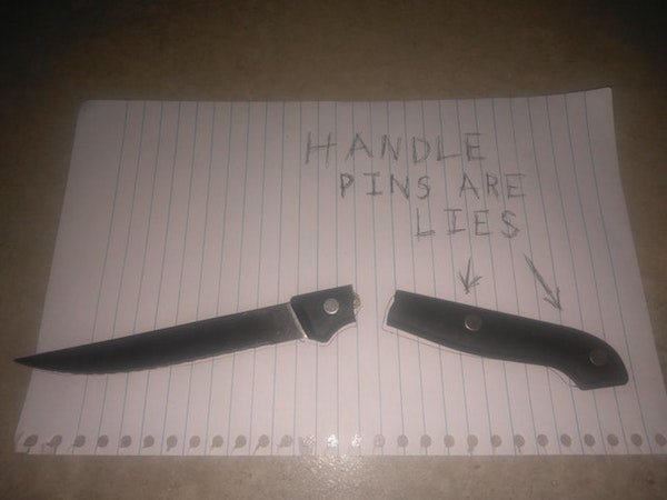 blade - Handle Pins Are
