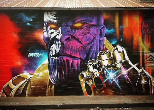 avengers street art