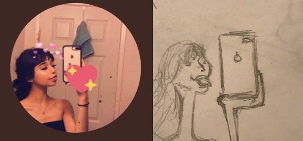 Guy Roasts Twitter Users by Drawing Sh*tty Pictures of Them