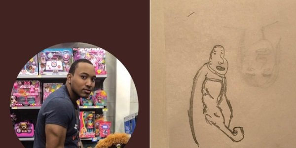 Guy Roasts Twitter Users by Drawing Sh*tty Pictures of Them