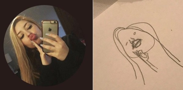 Guy Roasts Twitter Users by Drawing Sh*tty Pictures of Them