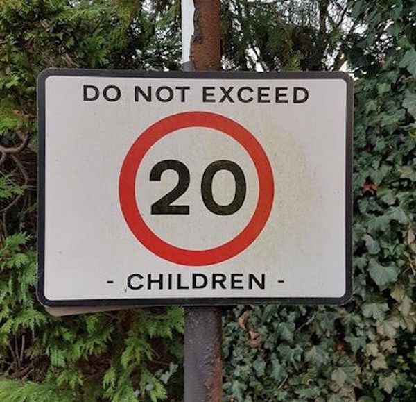 do not exceed 20 children - Do Not Exceed 20 Children