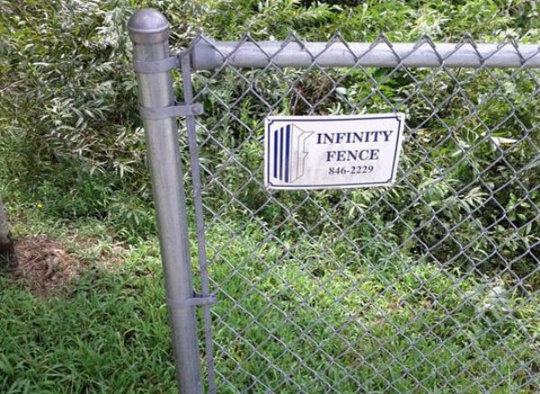 chain link fail - Infinity Fence 8462229