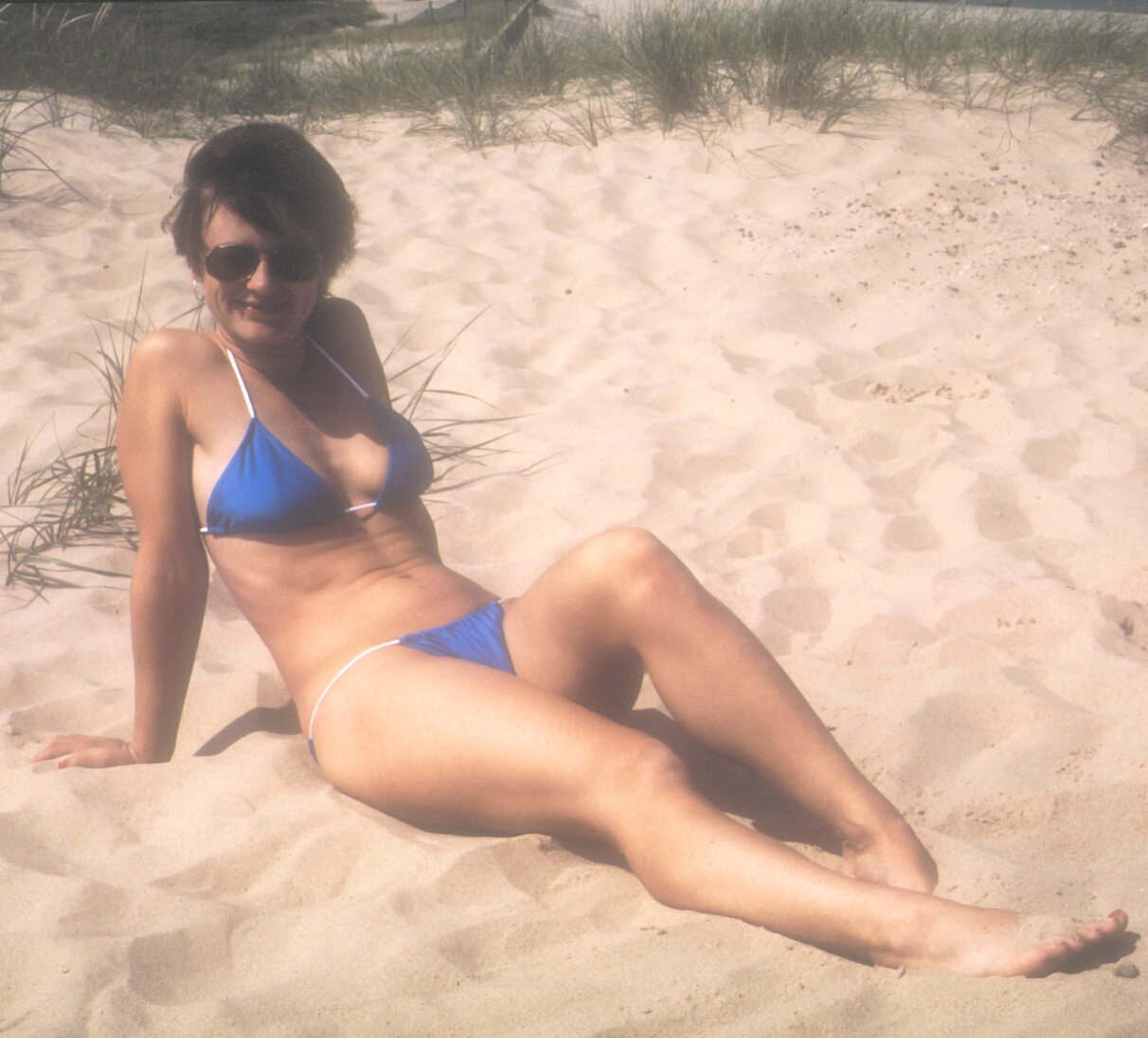 Girl on the beach in bikini