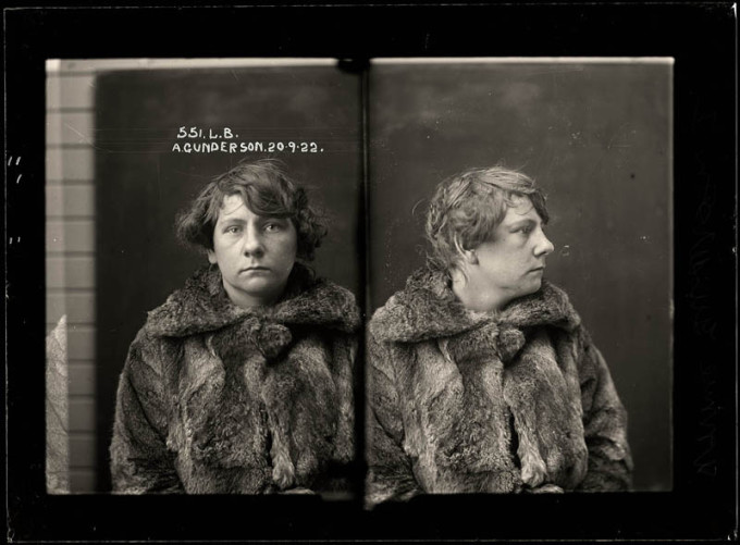 Mugshots from the 1920s