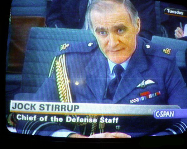 staff - Tuesday Jock Stirrup Chief of the Defense Staff Cspan