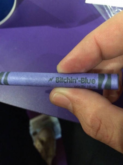 crayola new color - ^ Bitchin'Blue