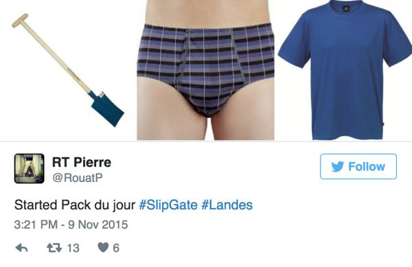 24 Pantless French man Pics, becomes internet sensation