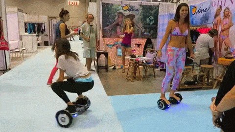 Hoverboards are made for chicks!