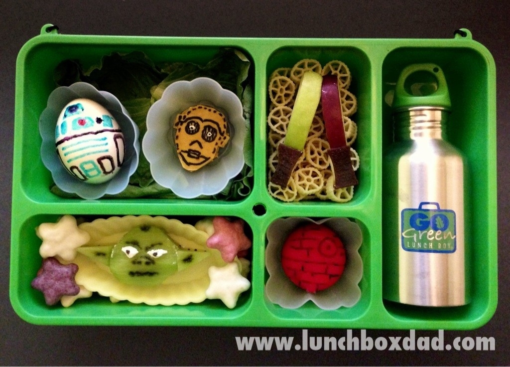This Geeky Dad Makes Adorable Star Wars School Lunches For His Kids
