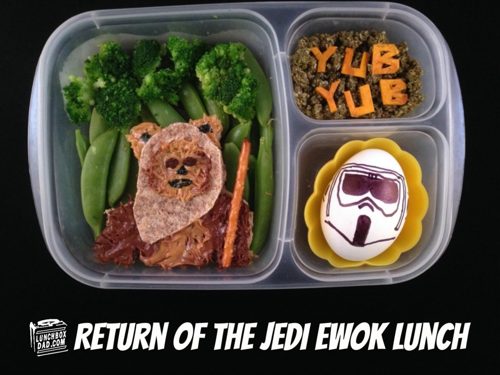 This Geeky Dad Makes Adorable Star Wars School Lunches For His Kids