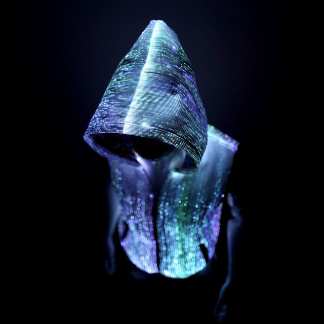 Fiber Optic Glowing Hoodies –
Fully Glowing in the dark Hoodies for Men only. There is over a 1/2 of a mile of fiber optic fiber integrated in the sweatshirt, and will keep a charge all night.