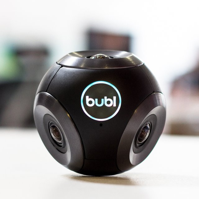 Bublcam 360º Camera –
The world’s first 360 spherical camera. Capable of capturing the world around you in spherical photos and videos with absolutely no blind spots. The Bublcam is an end to end technology solution allowing you to capture, view and share bubls through its hardware, web and mobile apps. It also includes features for HDR and time lapse photos.