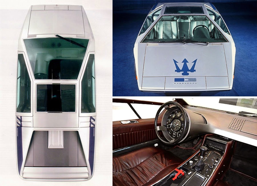 Speaking of Maserati Boomerang, feast your eyes on this futuristic offering:
