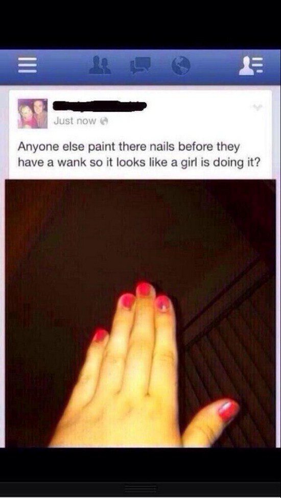 pleasure yourself girl - Just now Anyone else paint there nails before they have a wank so it looks a girl is doing it?