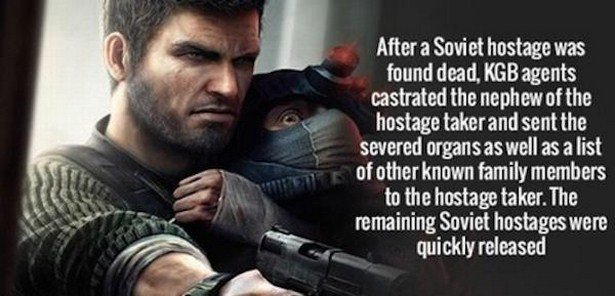 splinter cell conviction - After a Soviet hostage was found dead, Kgb agents castrated the nephew of the hostage taker and sent the severed organs as well as a list of other known family members to the hostage taker. The remaining Soviet hostages were qui