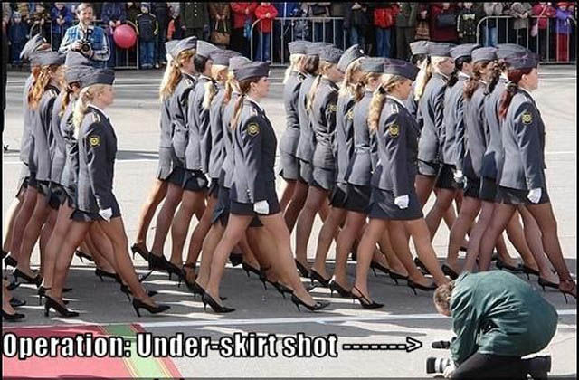 30 Agents From Operation: upskirt shot